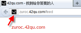 浏览器上的小图标